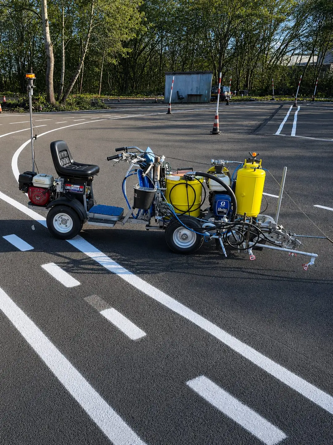 Oznakowanie poziome placu manewrowego – realizacja 3